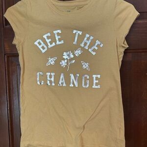 GAP Kids Yellow 'Bee The Change' Tee